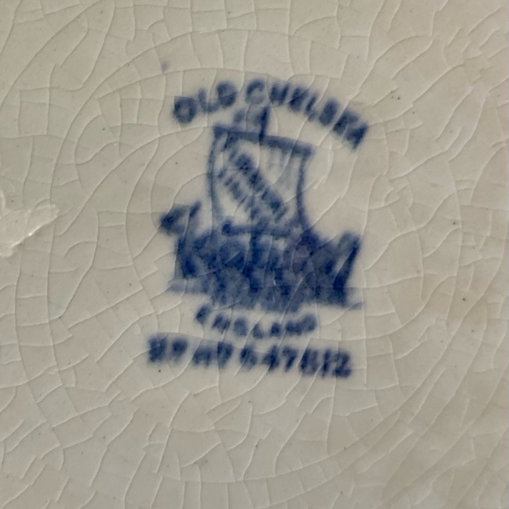 Old Chelsea Furnivals Blue and White Bowl - Picture 2 of 4